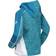 Regatta Kid's Dissolver III Marl Knit Full Zip Hooded Walking Fleece Jacket - Fresh Water Blue Dark Methyl White