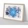 East Urban Home Half Moon Brown/Blue Framed Art 48x36cm