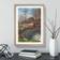 East Urban Home River Landscape Brown/ Grey Framed Art 27x36cm