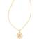 Kendra Scott Letter A to Z Disc Reversible Pendant Necklace - Gold/Iridescent Abalone