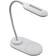 Denver Lampe LED avec chargeur sans fil pour Smartphones Electronics LQI-55 Blanc 5 W (2700k) (6500 K) Transparent