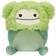 Squishmallows Bren Green Bigfoot