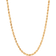 Kay Hollow Rope Chain Necklace - Gold