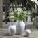 Knabstrup Ceramic White/Grey Vas 12.5cm