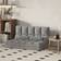 Homcom Convertible Dark Gray Sofa 51.2" 2 Seater