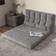 Homcom Convertible Dark Gray Sofa 51.2" 2 Seater