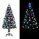 vidaXL Illuminated Green/White Julgran 120cm