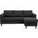 Oslo Dark Grey Sofa 194cm 3 personers