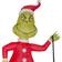 Gemmy Airblown Inflatable Grinch and Max in Sleigh Colossal Scene Dr. Seuss Multicolour Decoration 144.1"