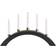 Star Trading Halla Grey Adventsljusstake 55cm