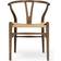 Carl Hansen & Søn CH24 Oak Smoked/Natural Wicker Köksstol 76cm