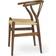Carl Hansen & Søn CH24 Oak Smoked/Natural Wicker Köksstol 76cm