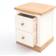 Brambly Cottage Solid Off White Bedside Table 40x45cm