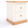 Brambly Cottage Solid Off White Bedside Table 40x45cm