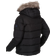 Regatta Kid's Parkes Fur Trim Parka Jacket - Black (RKN127_800)