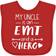 Inktastic My Uncle is an EMT and a Hero Baby Bib