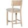 Linon Loren Wash Grey Seating Stool 37.5"