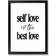 East Urban Home Self Love Black Framed Art 48x65cm