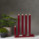 Star Trading Jul Red Adventsljusstake 42cm