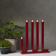 Star Trading Jul Red Ponte di Candele 42cm