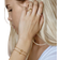ByBiehl Together My Love Bracelet - Gold/Transparent