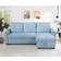 QWE-YCWQ008553 Blue Sofa 80.3" 3 Seater