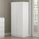 Fwstyle Modern Matt White Wardrobe 80x180cm