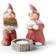 Klarborg Annual Santa couple 2019 Aske & Rosa Red Julepynt 13cm 2stk