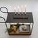 Klong Anno Domini Steel Advent Candle Holder 36cm