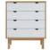 vidaXL Otta Brown/White Commode 76.5x90cm