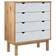 vidaXL Otta Brown/White Chest of Drawer 76.5x90cm