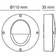 SG Armaturen Callisto 3000K Antracite Wall light ∅ 11cm
