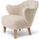 Audo Copenhagen Ingeborg with Footstool Sheepskin Moonlight Loungestol 76cm 2stk