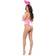 Roma Playboy Bunny Women's Costume Pink