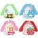 Discoball Baby Bibs with Sleeves 4pcs