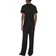 Burberry Check Collar Cotton Polo Shirt - Black