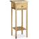 Relaxdays Telephone Walnut Small Table 24.8x25.2cm