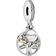 Pandora Sparkling Family Tree Dangle Charm - Silver/Gold/Transparent