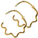 Sistie Young One Snake Earrings - Gold