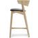 No 7 Oak/Black Barstol 90cm