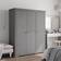vidaXL Bodo Grey Garderobeskab 151.5x176.5cm