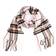 TZ Promise Classic Warm Plaid Scarves - White