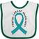 Inktastic Ovarian Cancer Awareness Ribbon Baby Bib