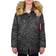 Alpha Industries herren winterjacke n3b greyblack Grau