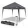 Vounot 3m 3m Metal Pop-Up Gazebo