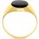 Freemans Signet Ring - Gold/Onyx