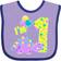 Inktastic Happy Dinosaur First Birthday-Purple Baby Bib