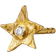 Maanesten Polaris Single Earrings - Gold/Transparent