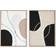 Home ESPRIT Abstract Urban Brown/Black Framed Art 50x70cm 2pcs