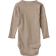 Wheat Elise Long Sleeve Rib Body - Soft Brown